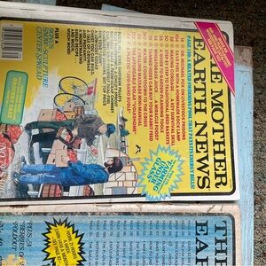 Retro Mother Earth news mags